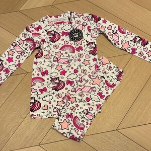 Magical Pink Starry Kids Pajama Set